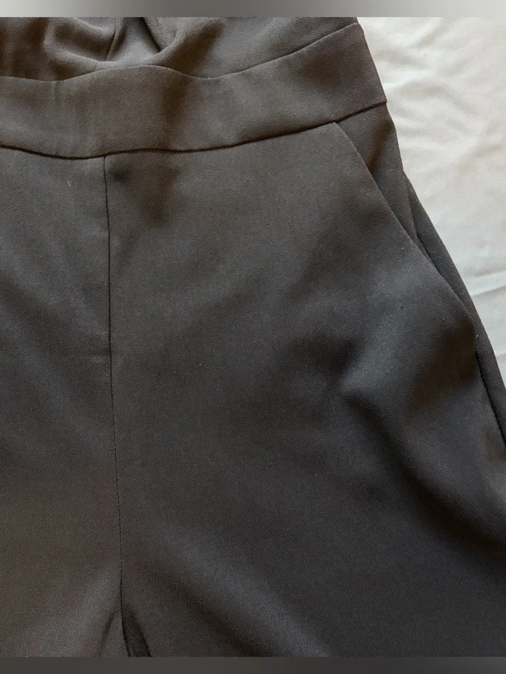 Express Black Halter-Neck Staight Leg Jumpsuit - Size 6 - Picture 6 of 9